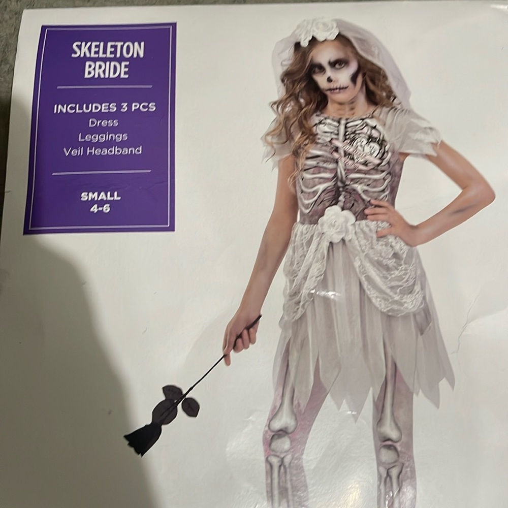 Skeleton Bride Children’s Costume! New!